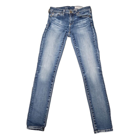 AG Adriano Goldschmied Denim - AG Adriano Goldschmied The Stilt Cigarette Jeans Women Sz 25 R Blue Skinny Denim
